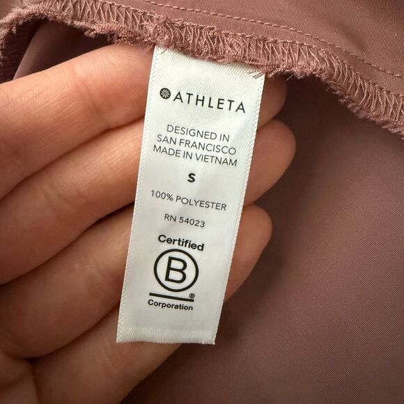 Athleta Drip Drop Jacket Hearth Rose Size Small LIKE NEW Water Repellent - Picture 6 of 12